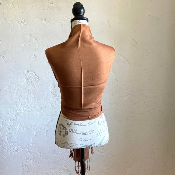 PASHMINA SCARVES Choose Blue, Black,, Fuchsia Fringe NEW - Picture 5 of 13